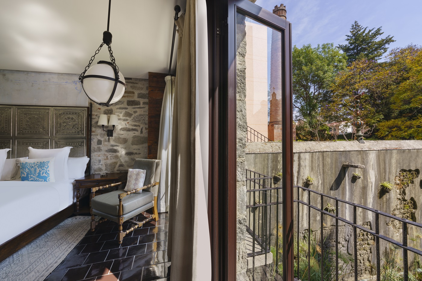 La vista desde la suite de banyan tree puebla en mexico